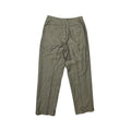 Green pants on a white background