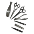Rovarix Set of grooming tools including scissors, pliers, and nail clippers on a white background